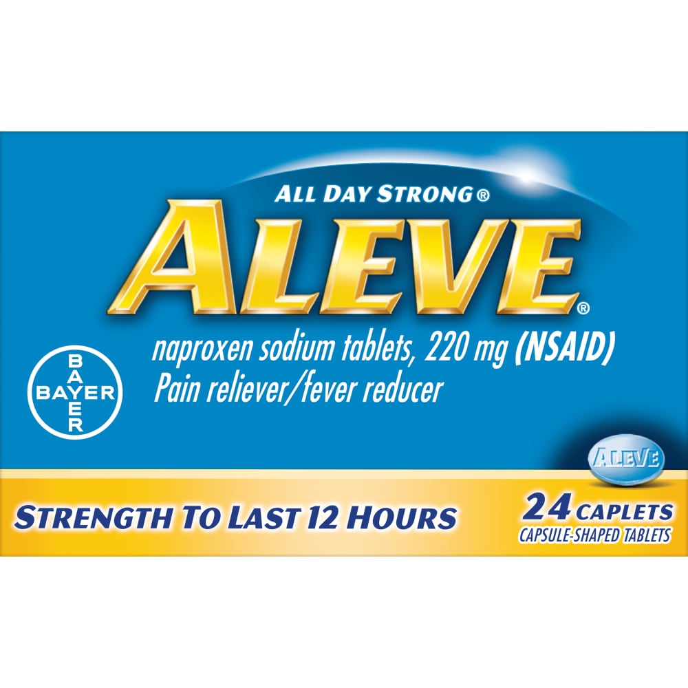 Aleve naproxeno 220 mg, 24 cápsulas