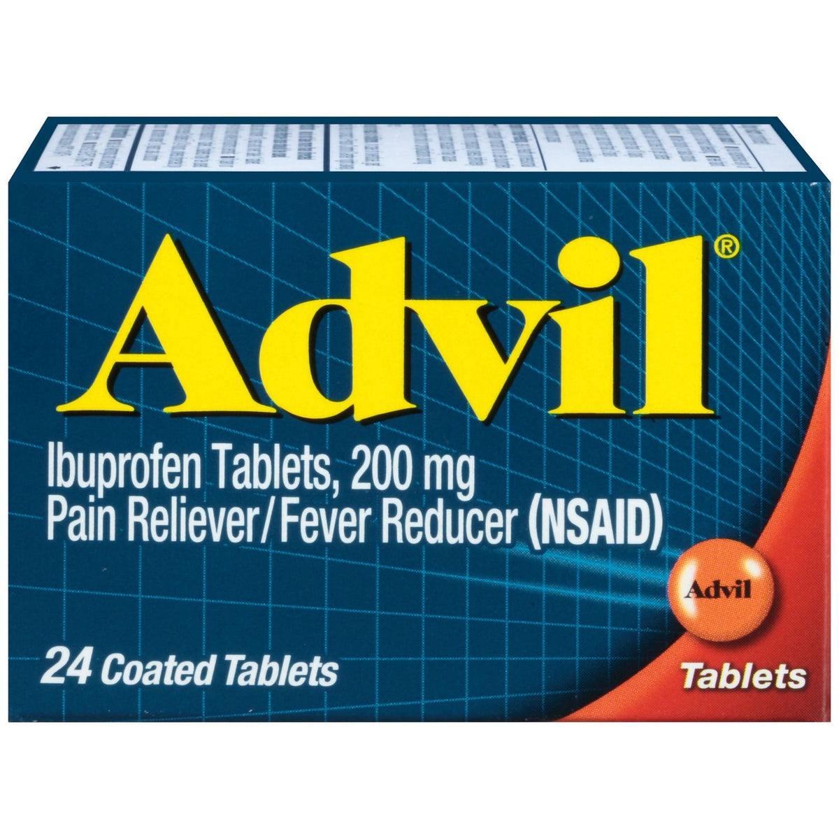 Advil ibuprofeno 200 mg, 24 tabletas