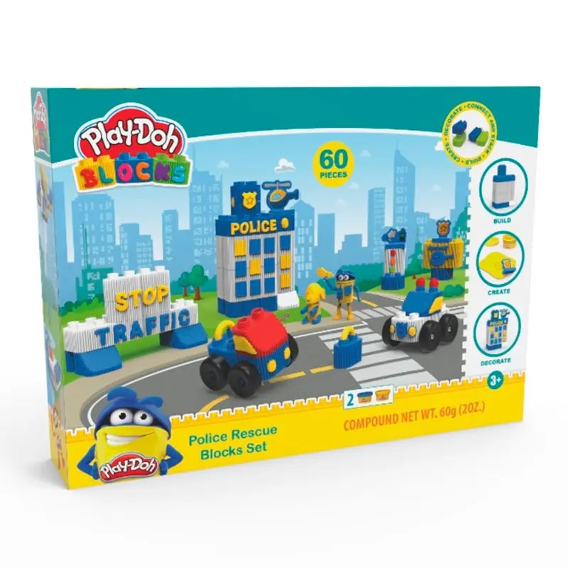 Play-Doh Blocks Set Bloques Rescate Policial