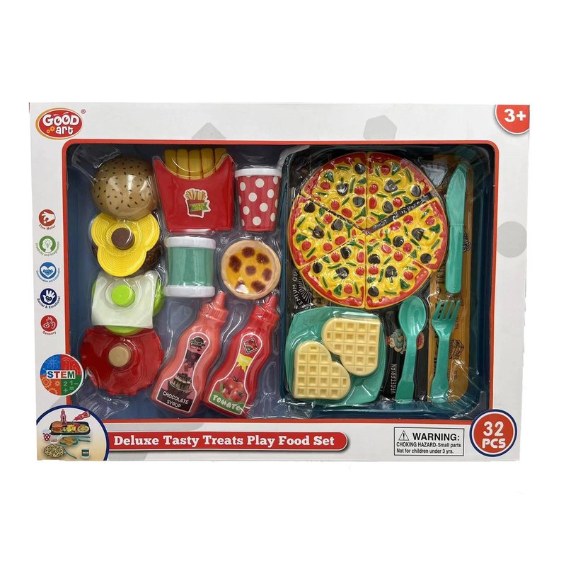 Set de Comida de Juguete Deluxe Tasty Treats 32 piezas
