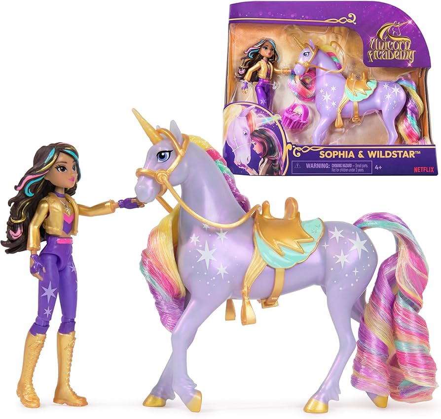 Unicorn Academy Sophia & Wildstar Set Magia de Luz