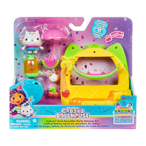 Gabby's Dollhouse Set Balcón Smoothie de Cakey
