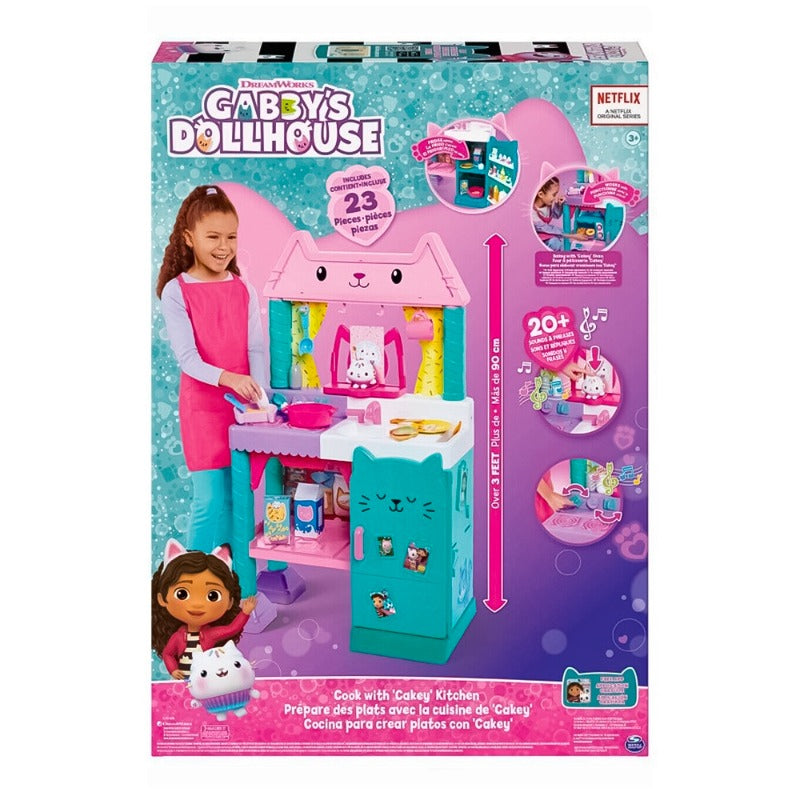 Gabby's Dollhouse Cocina Bakey con Cakey Set de Juego