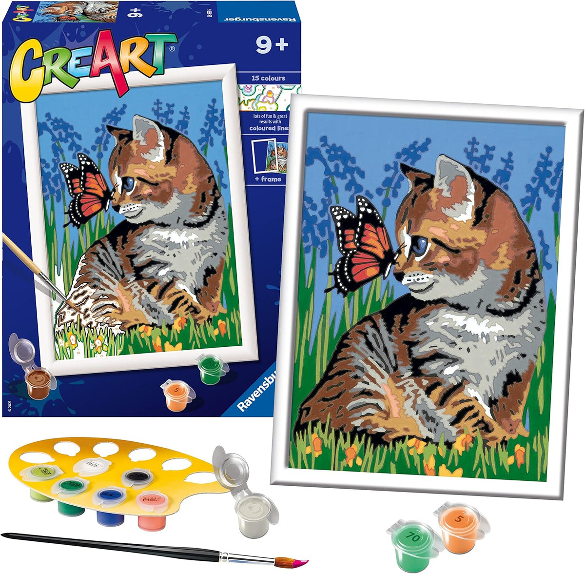 Ravensburger CreArt Kit Pintar por Números (Diseño A)