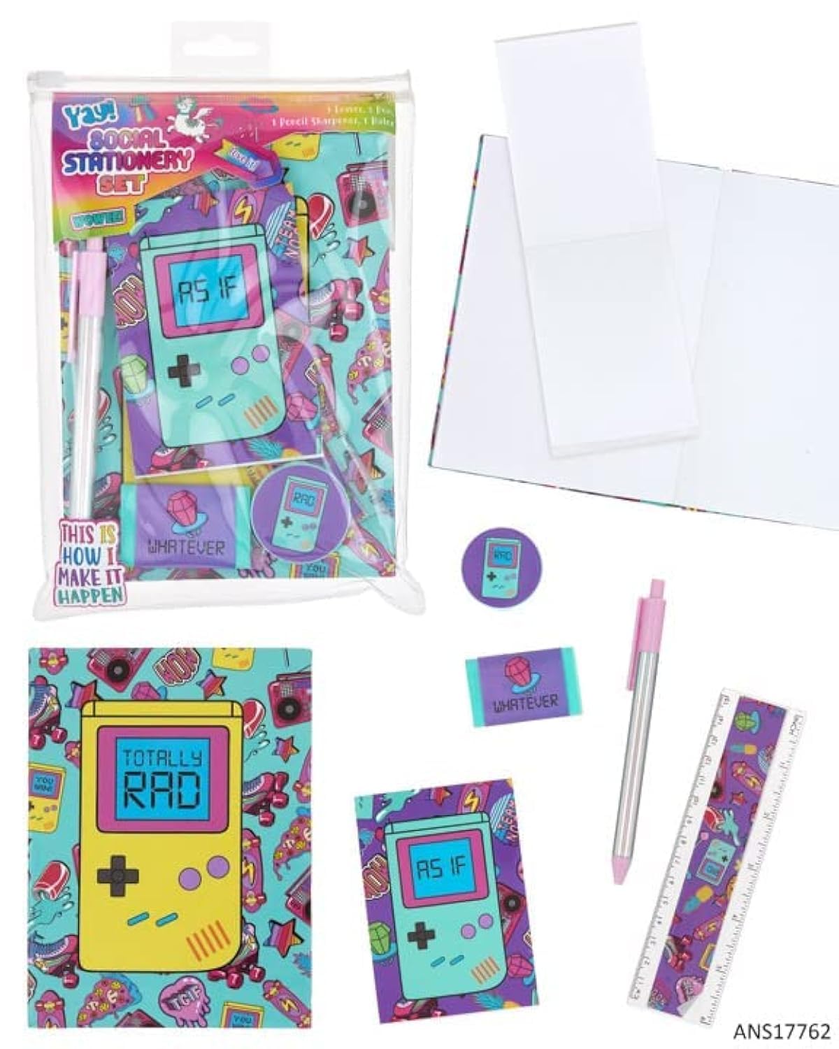 Set de Papelería Social 6 piezas