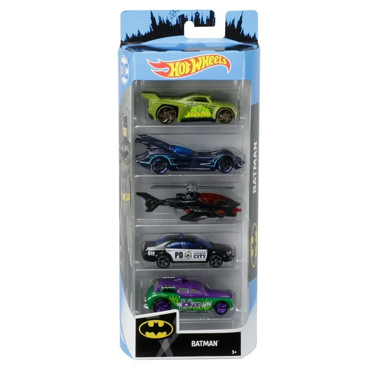 Hot Wheels Batman Paquete de 5