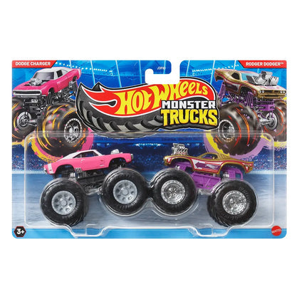 Hot Wheels Monster Trucks Demolition Doubles Paquete de 2