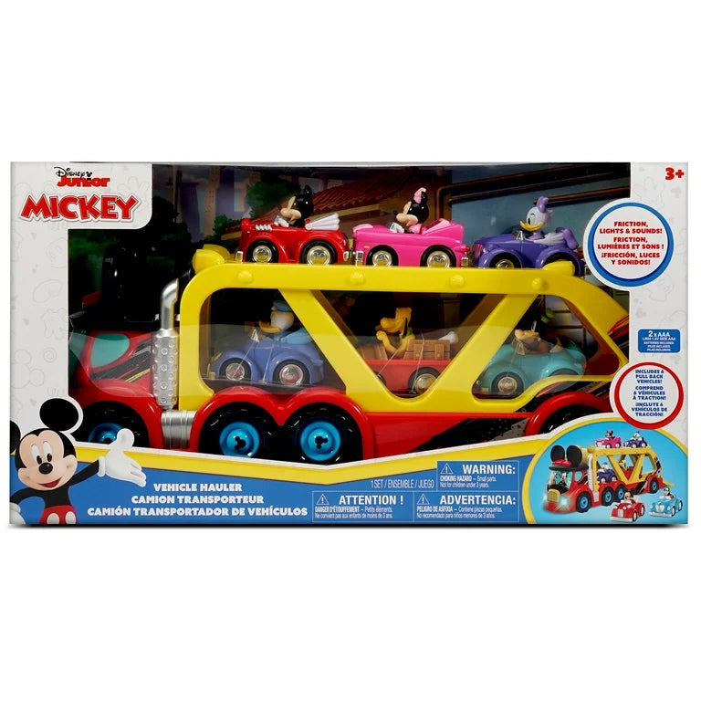 Disney Junior Mickey Camión Transportador 19" con Luces y Sonidos