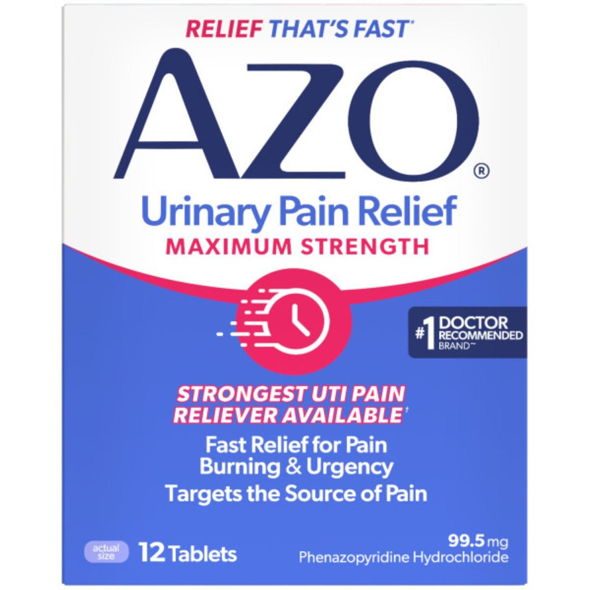 AZO Urinary Pain Relief máxima potencia