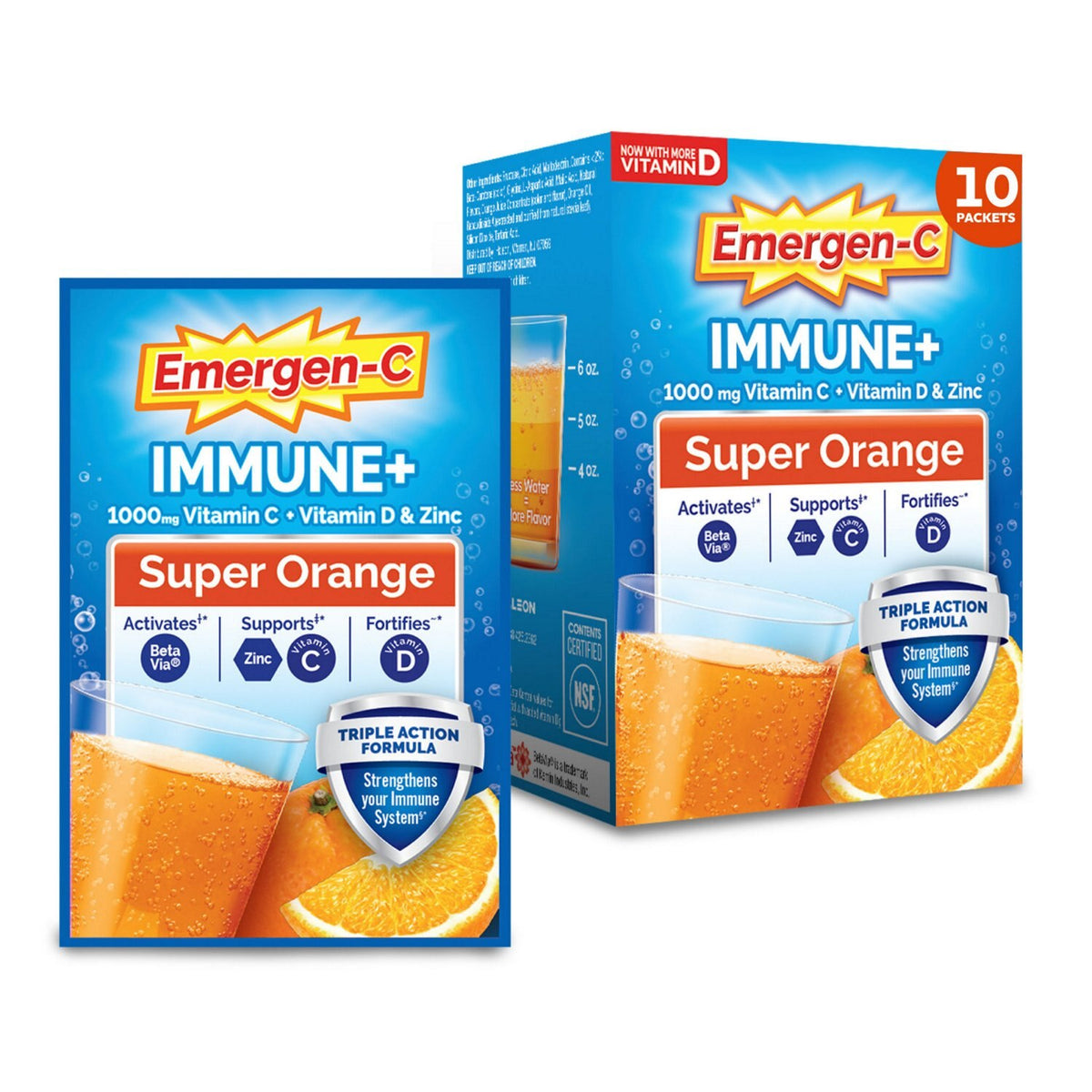 Emergen-C Super Orange vitamina C 1000 mg