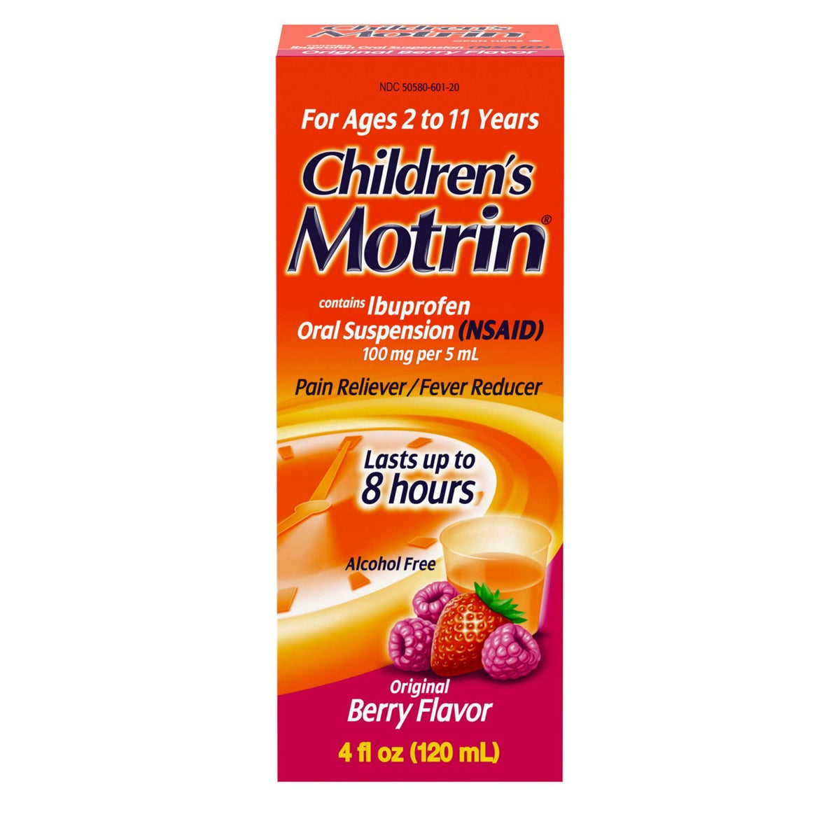 Children's Motrin, jarabe sabor berry 4 oz