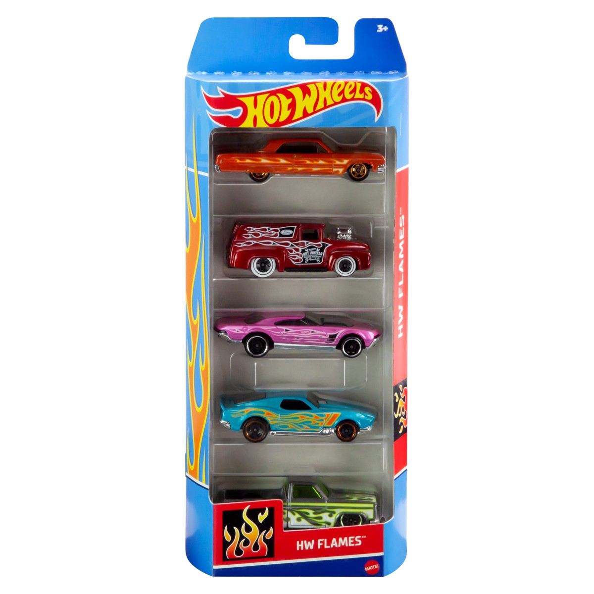 Hot Wheels set de 5 carros 1:64