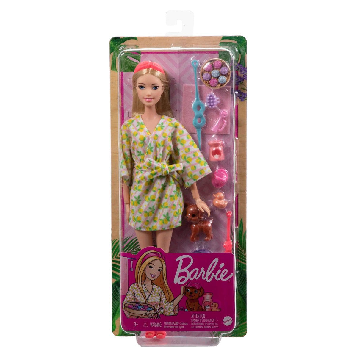 Barbie Self-Care Spa Day con perrito