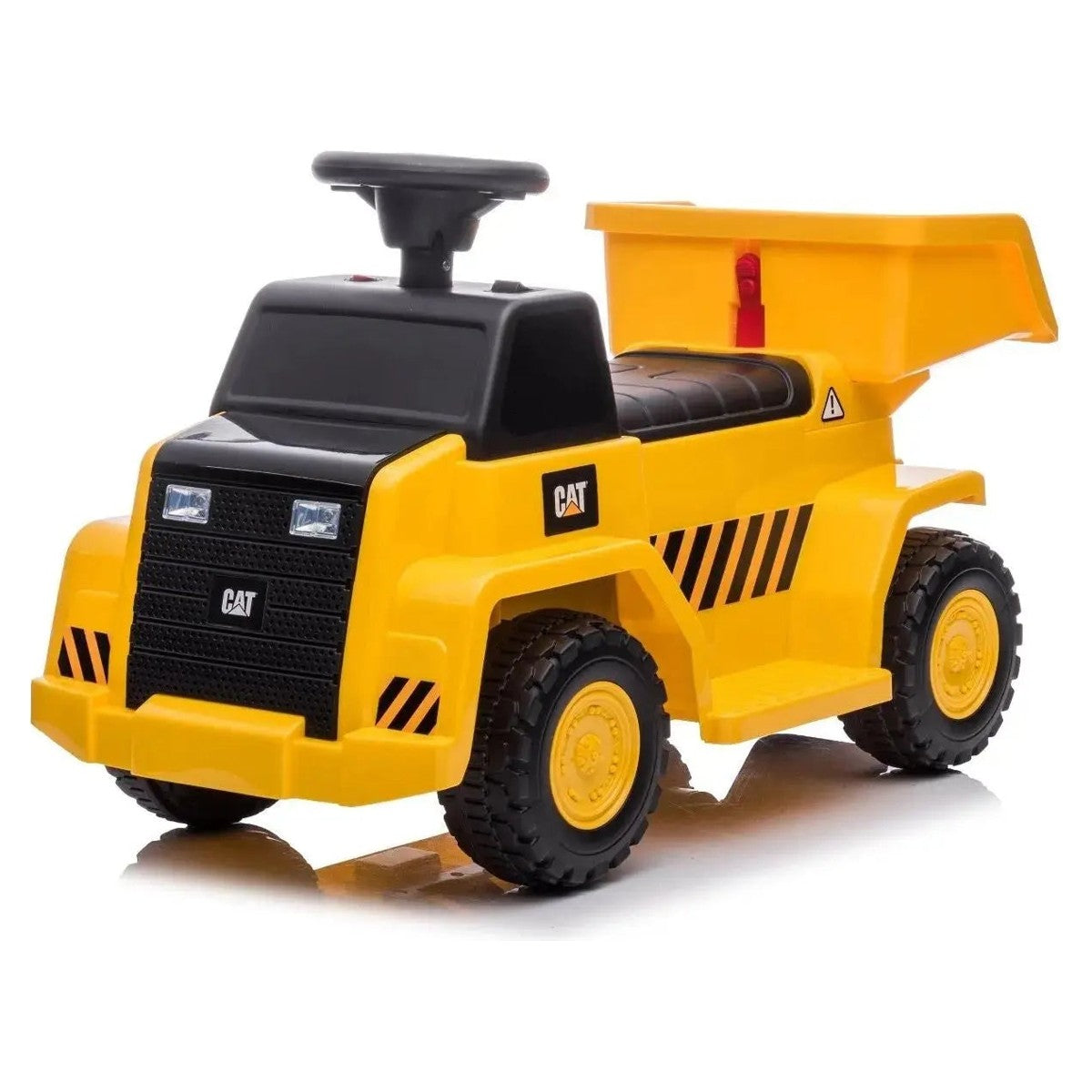 Camión volteo eléctrico CAT 6V amarillo