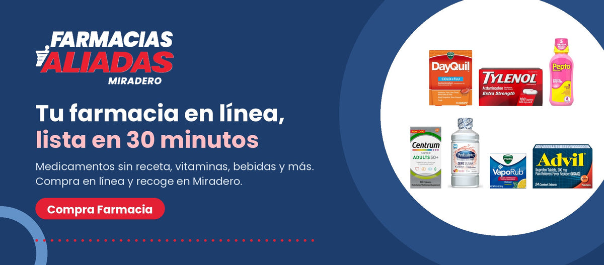 Farmacias Aliadas Miradero - Tu farmacia en línea, lista en 30 minutos